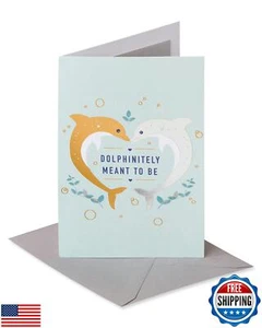 American Greetings Wedding, Bridal Shower or Engagement Card for Couple (Fish - Picture 1 of 5
