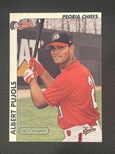2000 Midwest League Multi-Ad Albert Pujols Top Prospect Card Pre Rookie RARE