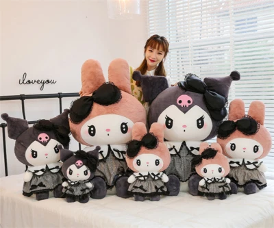 Kuromi My Melody Big Plush Doll Plushie Pillow Cushion Stuffed Girls Gift Toy