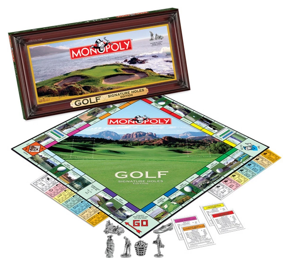MONOPOLY - Oro Firma Orificios Edición - Juego de Mesa, Nuevo - Imagen 1 de 1