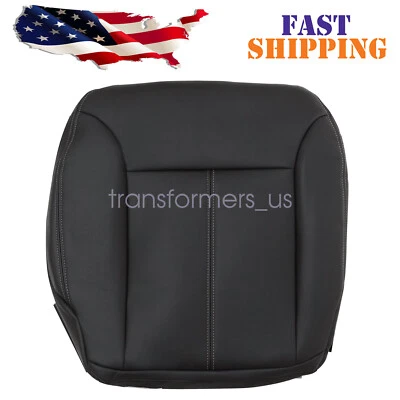 Cubierta de asiento de cuero inferior del conductor para Mercedes-Benz GL320 GL450 2008 2009 negra Foto 1 de 4