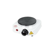 Mini Fornello Elettrico 500W Regolabile Piastra Ghisa Viaggio Campeggio 108 mm