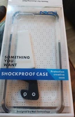 Noii Iphone 8+ Clear/Black Bumper With Stand and Screen Protector - Image 1 of 4