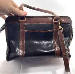 Bolso de Mano Brahmin Marrón Cuero Cartera Correa Cartera De Colección - Imagen 1 de 5