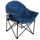  Camping Chairs for Adults, Oversized Lawn Chairs, Moon Lence Lapis Blue