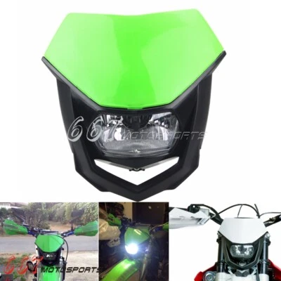 Kit de faros para moto de cross para Kawasaki KLX110 KLX125 KLX140L KLX250 KX125 250 450 Foto 1 de 4