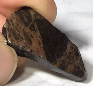 Natürlicher perfekter Anhänger Größe Gold Glanz Obsidian mit Schneeflocken Utah Heilung - Bild 1 von 9