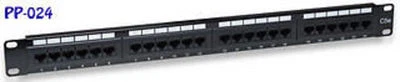 24 Port CAT5e Ethernet Network RackMount Patch Panel -  Intellinet 513555 - Image 1 of 2