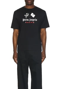 Palm Angels x Formula 1 Season 23 F1 Team Tee in Black & White L NWT $572 - Picture 1 of 5