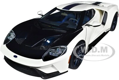 FORD GT HERITAGE EDITION PROTOTYPE WIMBLEDON WHITE 1/18 MODEL CAR AUTOART 72926 - Image 1 of 4