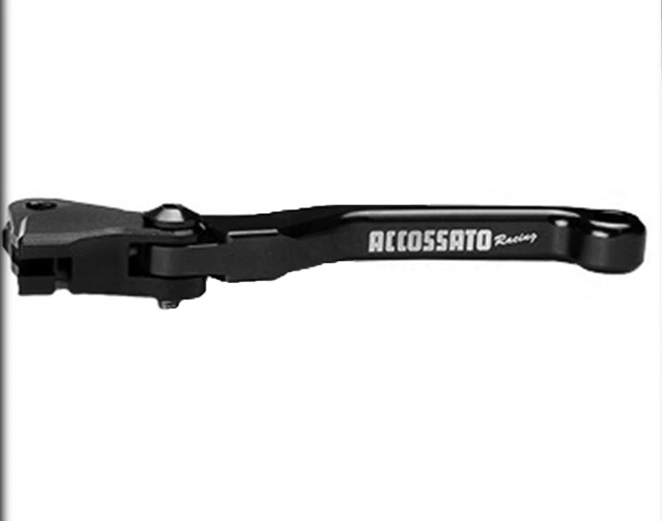 BLACK ALUMINUM OFFROAD 3 FINGER RECESSED BRAKE LEVER FOR TM EN / MX 450 F 2014 - Image 1 of 1
