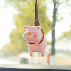 Cute Pig Car Accessorie Swing Pig Car Pendant Auto Rearview Mirror Pendants