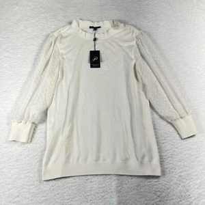 Maglione nuovo con etichette ADRIANNA PAPELL maniche pizzo grande clip punto due offerte AD1S300893 - Foto 1 di 12