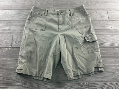 Pantalones Cortos Caribbean Joe Mujer 12P Beige Carga Ripstop 100% Algodón Foto 1 de 4