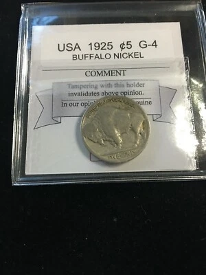 1925  USA,  Buffalo Nickel ¢5  - Image 1 of 4