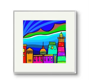 CAGLIARI Collezione Il Giro D’Italia. Stampa Fine Art 20x20 Delle Città Italiane - Foto 1 di 1