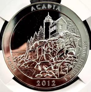 2012 PL 5 Oz Silver ATB Arcadia Commemorative NGC Extreme Gem MS-69 Proof Like - Picture 1 of 24
