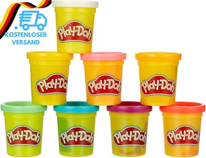Play-Doh Rainbow Pack 8 X 56G Dosen, Bastel-Set Mit Hochwertiger Knetmasse in 8 - Bild 1 von 12