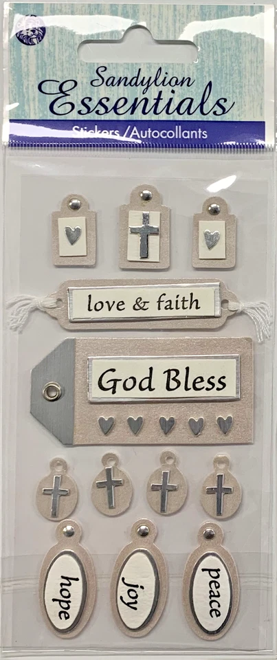Sandylion Essentials Stickers - Peace, Joy, & Hope -51121 - Image 1 of 1