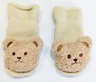 Christmas Present Infant Non Slip Socks 0-1 Teddy Bear