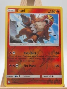 Entei, 28/236, Cosmic Eclipse, Reverse Holo, NM - Picture 1 of 2