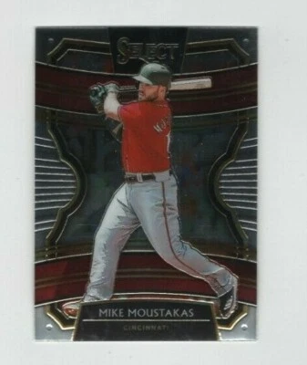 2020 PANINI SELECT BASEBALL - MIKE MOUSTAKAS CINCINNATI REDS #25 - Image 1 of 4