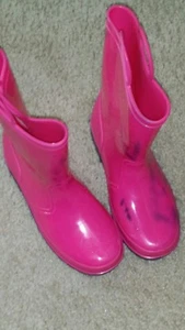 Intrigue Mädchen Arcade Pink Regenstiefel Slash (Größe 2) - Bild 1 von 5