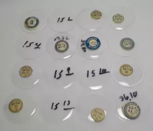 LOT OF NEW OLD STOCK THIN GLASS POCKET WATCH CRYSTALS SIZE 15 REPLACEMENT #8 - Picture 1 of 7