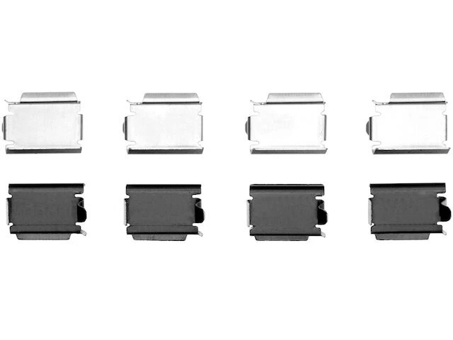 前刹车硬件套件适用于 2002 - 2007 年吉普自由人 2003 2004 2005 2006 GT352GZ — 第 1/1 张图片