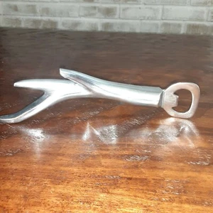 Antler Bottle Opener, Hunting Lodge, Bar Collection, Fun Masculine - Picture 1 of 3