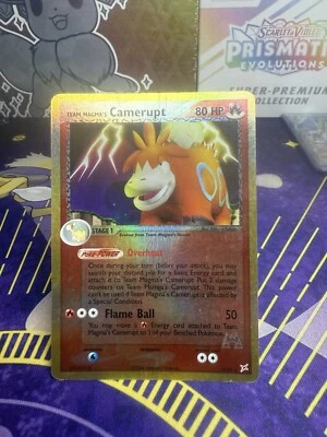 2004 Pokemon Team Magma's CAMERUPT Magma vs Aqua REVERSE HOLO Foil Rare 19/95 LP - Image 1 of 4