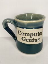 Computer Genius Mug Tumbleweed Blue-White Pottery Brand New Never Used