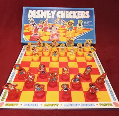 Vintage Whitman 1977 Disney Checkers 4820-21  Complete Please Read - Image 1 of 4