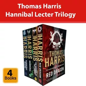 Hannibal Lecter Series Collection Thomas Harris 4 Books Set Pack Fiction PB NEW - Picture 1 of 2