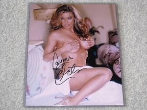 CARMEN ELECTRA AUTOGRAFO 8X10 FOTO CON AUTOGRAFO COA - Foto 1 di 2