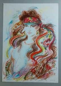 Jovan Vulic - Gitana - Serigrafia 70 x 50 - Ottimo -- [ Simoni Arte ] - Picture 1 of 4