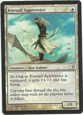 1x Foil - Kitesail Apprentice - Magic the Gathering MTG Worldwake