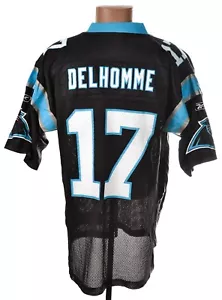 NFL FLORIDA PANTHERS 1994 AMERICAN FOOTBALL SHIRT DELHOMME #17 REEBOK M - Picture 1 of 11