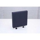 Partition Office Furniture Screen Dividers Set of 2 Adjustable Feet Black