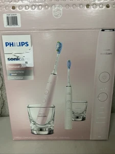 Philips Sonicare DiamondClean wiederaufladbare Zahnbürsten weiß/rosa "gebraucht" - Bild 1 von 6