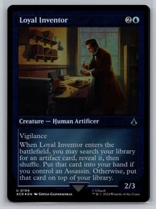 Loyal Inventor (grabado en lámina) U Universes Beyond: Assassin's Creed 194 casi nuevo - Imagen 1 de 2