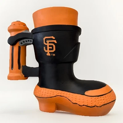 Firefighters Fireman SFFD Appreciation Night 2009 Giants Boot Beer Stein Mug SGA - Image 1 of 2