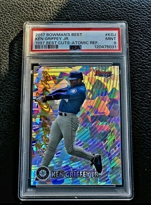 Ken Griffey Jr 2017 Bowmans Best 1997 年最佳切割原子折射器 PSA 9 完好 — 第 1/3 张图片