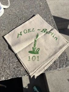 Pañuelo militar vintage Noel Berlin 101 Segunda Guerra Mundial - Imagen 1 de 2