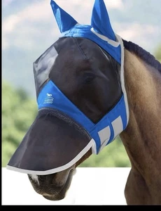 Harrison Howard CareMaster Pro Luminous Horse Fly Mask Large Eye Space S: Pony - Picture 1 of 7