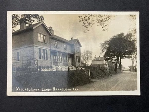 The Villas Lock Lane Barnoldswick Lancashire Real Photo Vintage Postcard P58 - Imagen 1 de 2