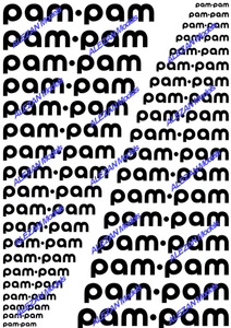 ALEZAN MODELS . DECALS . PAM PAM . 1/43 . 1/32 . - Picture 1 of 1