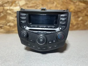 2003-2007 Honda Accord Radio Receiver CD Player W/o Navigation Manual Sedan OEM - Imagen 1 de 4