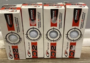 Top Flite D2 Dimple IN Dimple Aerodynamics Golf Balls New Lot - Picture 1 of 4