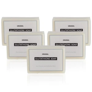 Relumins Original Glutathione Expoliating Soap, Deep-Cleansing Bar 120g x 5 Bars - Picture 1 of 9